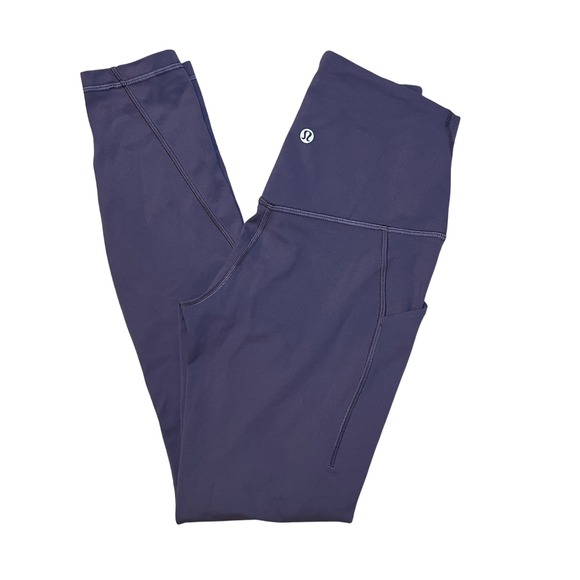 lululemon athletica Pants - lululemon Womens Studio Dance Leggings Sz 4 Eggplant Purple 24.5" Inseam Vintage